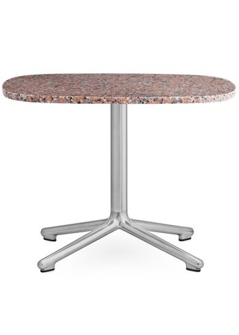 Normann Copenhagen - Tisch - Era table - Aluminium / Rose Granite
