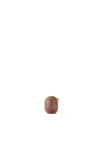 Normann Copenhagen - Figur - Little Bird 3 cm - Walnut