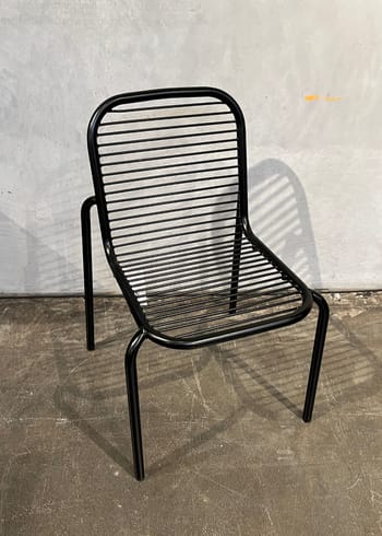 Normann Copenhagen - Gartenstuhl - Vig Chair - Black - Exhibition Model