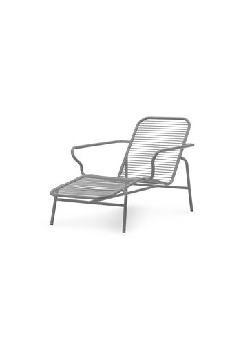Normann Copenhagen - Chaise de jardin - Vig Chaise Longue - Grey