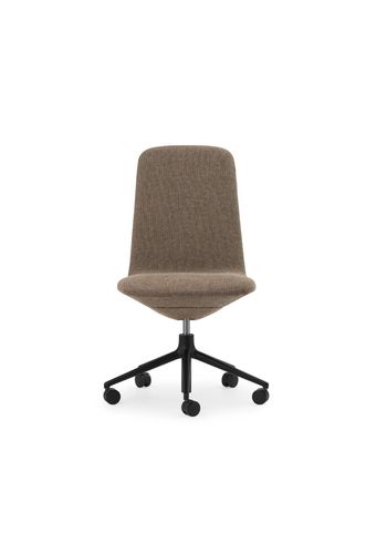 Normann Copenhagen - Kontorstol - Off Chair Swivel - Hallingdal / Black Aluminium