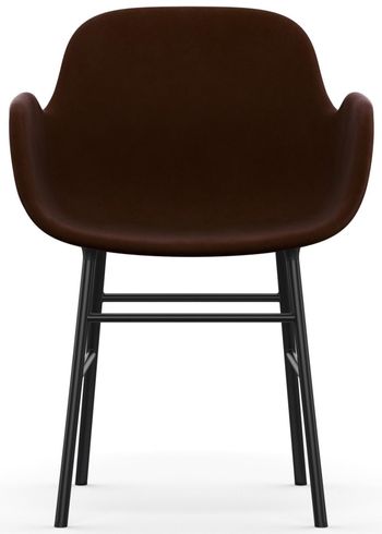 Normann Copenhagen - Fauteuil - Form Armchair - Full Upholstery Steel, Chrome & Brass - Frame: Black Steel / Fabric: City Velvet vol. 2 21