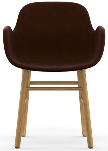 Normann Copenhagen - Fauteuil - Form Armchair - Full Upholstery Wood - Frame: Oak / Fabric: City Velvet vol. 2 21