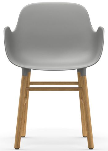 Normann Copenhagen - Lounge stoel - Form Armchair - Wood - Oak / Grey