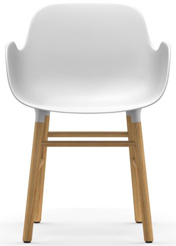 Normann Copenhagen - Lounge stoel - Form Armchair - Wood - Oak / White