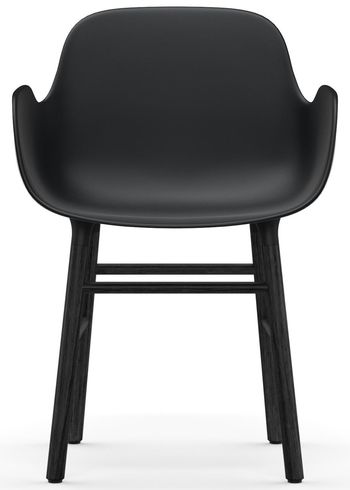 Normann Copenhagen - Lounge stoel - Form Armchair - Wood - Black Lacquered / Black