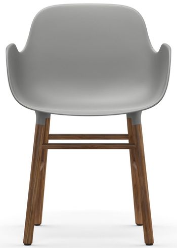 Normann Copenhagen - Lounge stoel - Form Armchair - Wood - Walnut / Grey