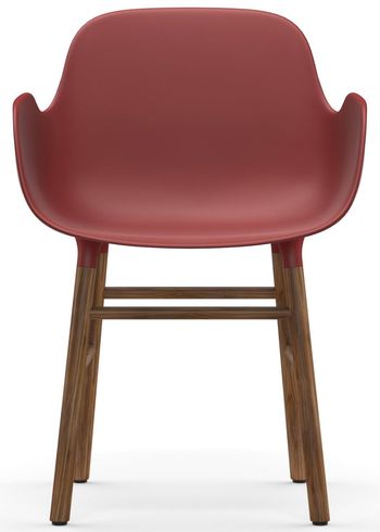 Normann Copenhagen - Fauteuil - Form Armchair - Wood - Walnut / Red