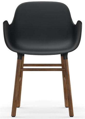 Normann Copenhagen - Lounge stoel - Form Armchair - Wood - Walnut / Black