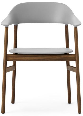 Normann Copenhagen - Cadeira de jantar - Herit armchair - Grey / Smoked Oak