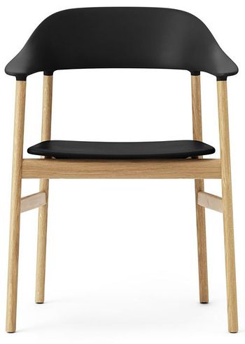 Normann Copenhagen - Chaise à manger - Herit armchair - Black / Oak