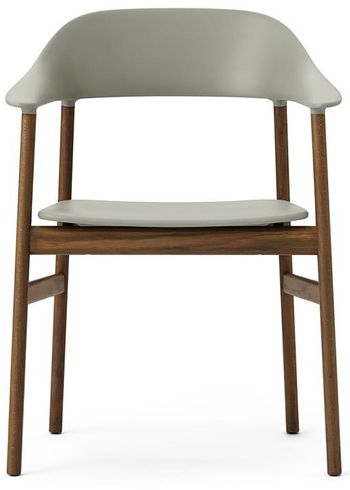 Normann Copenhagen - Cadeira de jantar - Herit armchair - Dusty Green / Smoked Oak