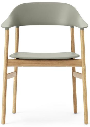 Normann Copenhagen - Cadeira de jantar - Herit armchair - Dusty Green / Oak