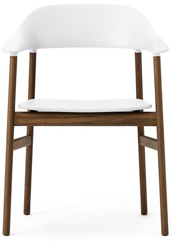 Normann Copenhagen - Lounge stoel - Herit armchair - White / Smoked Oak