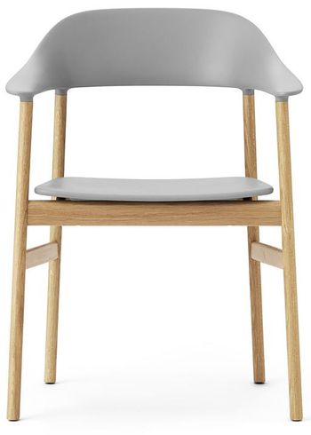 Normann Copenhagen - Cadeira de jantar - Herit armchair - Grey / Oak