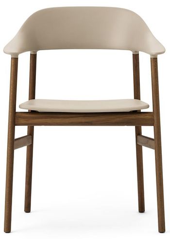 Normann Copenhagen - Lounge stoel - Herit armchair - Sand / Smoked Oak