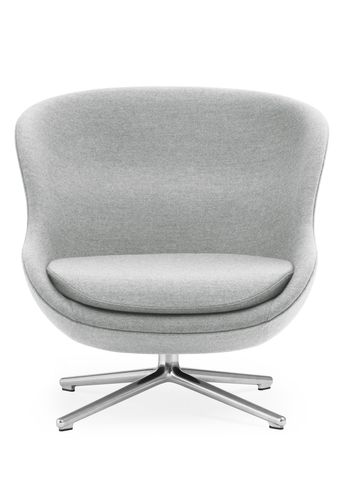 Normann Copenhagen - Lænestol - Hyg Lounge Chair by Simon Legald / Low - Synergy / Aluminium Drejestel