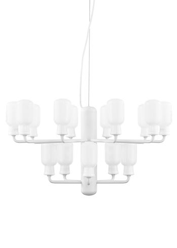 Normann Copenhagen - Lampe - Amp Chandelier - White / White - Small