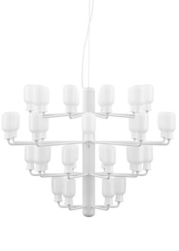 Normann Copenhagen - Lampe - Amp Chandelier - White / White - Large