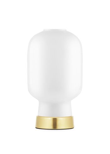 Normann Copenhagen - Lampe - Amp Table Lamp - Hvid / Messing
