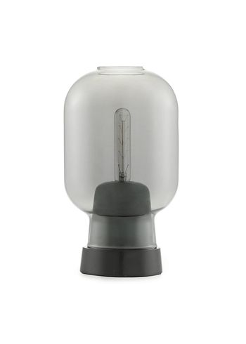 Normann Copenhagen - Lampe - Amp Table Lamp - Røget / Sort