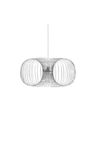 Normann Copenhagen - Pendel - Coil Lamp - Stainless Steel / L