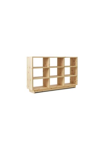 Normann Copenhagen - Stellingen - Plank Bookcase Low - Pine - High