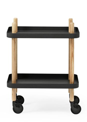 Normann Copenhagen - Prateleira rolante - Block Table - Black