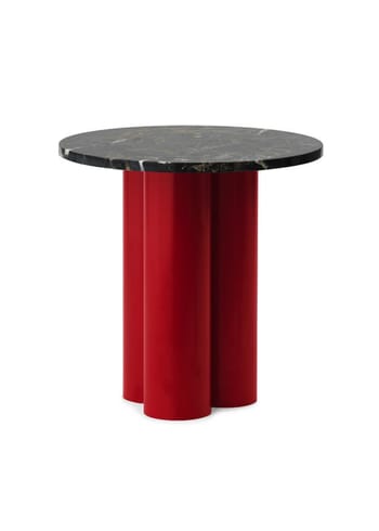 Normann Copenhagen - - Dit Table - Bright Red - Portoro Gold
