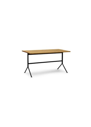 Normann Copenhagen - Schreibtisch - Kip Desk - Oak - Black Steel