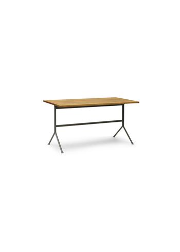 Normann Copenhagen - Työpöytä - Kip Desk - Oak - Grey Steel