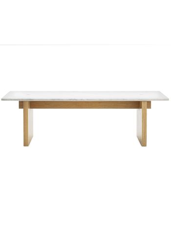 Normann Copenhagen - Coffee Table - Solid table - Ash / White