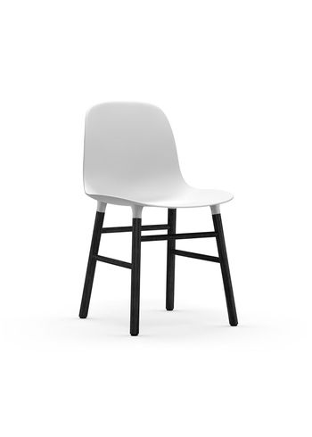 Normann Copenhagen - Krzesło do jadalni - Form Chair Wood - White/Black