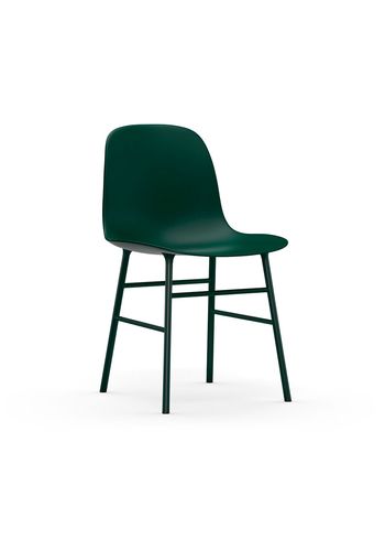 Normann Copenhagen - Esstischstuhl - Form Chair Steel - Steel / Green