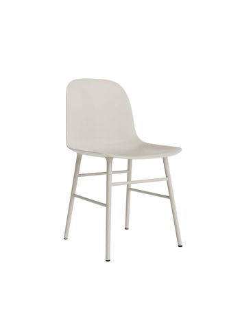 Normann Copenhagen - Chaise à manger - Form Chair Steel - Steel / Light Grey