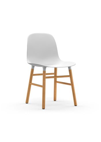 Normann Copenhagen - Esstischstuhl - Form Chair Wood - White/Oak