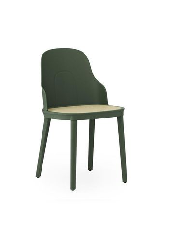 Normann Copenhagen - Silla - Allez chair molded wicker - Park green
