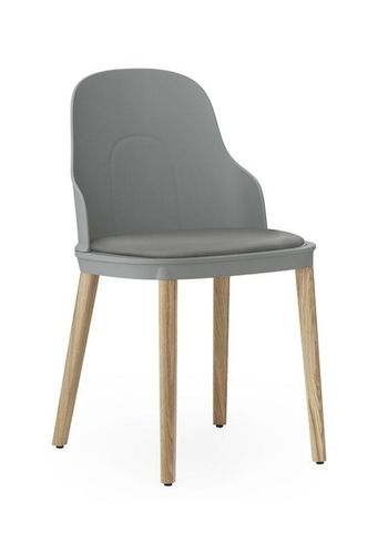 Normann Copenhagen - Chair - Allez stol eg polstret ultra leather - Grey