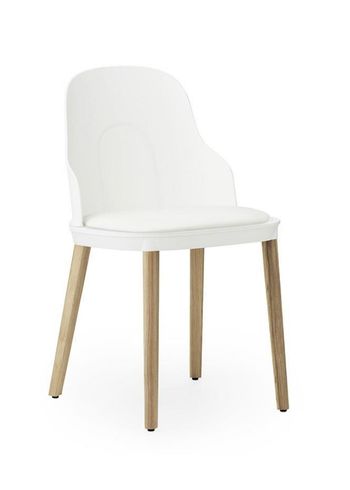 Normann Copenhagen - Chair - Allez stol eg polstret ultra leather - White