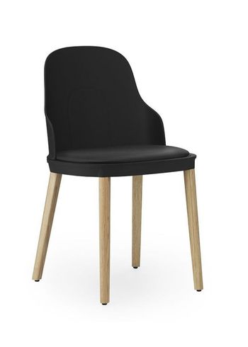 Normann Copenhagen - Chair - Allez stol eg polstret ultra leather - Black