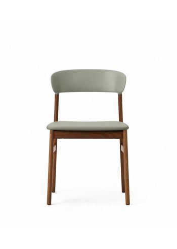 Normann Copenhagen - Cadeira de jantar - Herit chair / Upholstery - Dusty Green (Spectrum Leather)