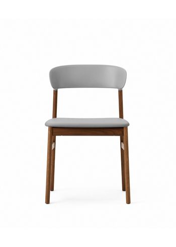 Normann Copenhagen - Stoel - Herit chair / Upholstery - Grey (Spectrum Leather)