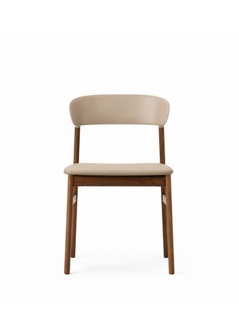 Normann Copenhagen - Cadeira de jantar - Herit chair / Upholstery - Sand (Spectrum Leather)