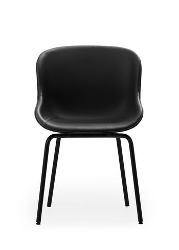 Normann Copenhagen - Stol - Hyg Chair by Simon Legald / Full Upholstery - Black / Ultra leather
