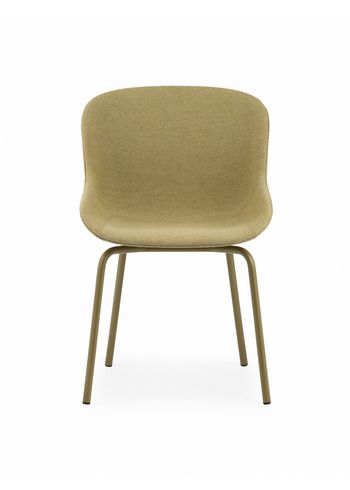 Normann Copenhagen - Stoel - Hyg Chair by Simon Legald / Full Upholstery - Olive / Main Line Flax 07