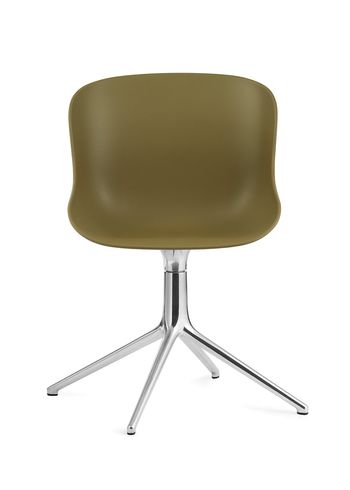 Normann Copenhagen - Stoel - Hyg Swivel Chair by Simon Legald - Olive