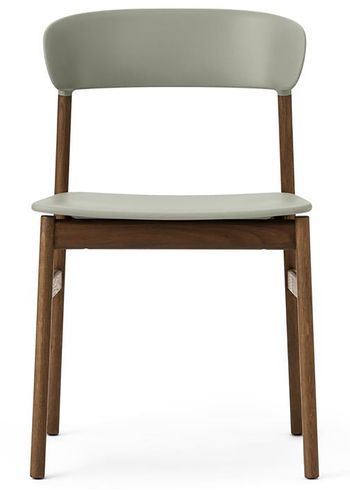 Normann Copenhagen - Stoel - Herit chair - Dusty Green / Smoked Oak