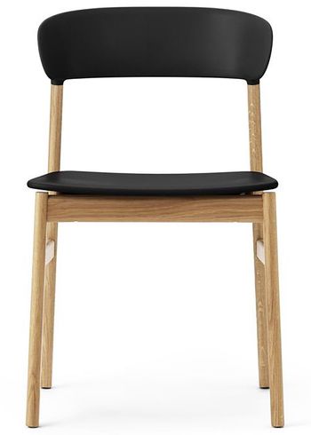Normann Copenhagen - Stoel - Herit chair - Black / Oak