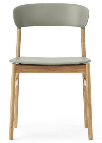 Normann Copenhagen - Stoel - Herit chair - Dusty Green / Oak