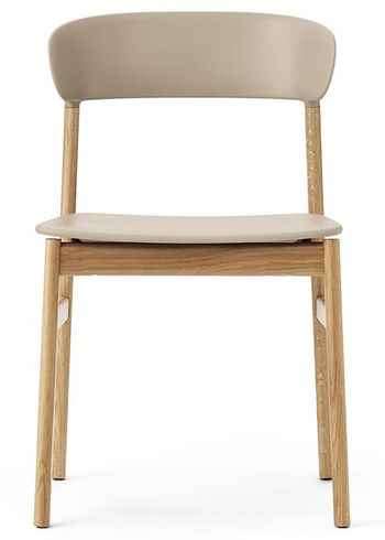 Normann Copenhagen - Stoel - Herit chair - Sand / Oak